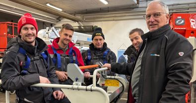 Der VSG-Hausdienst in luftiger Höhe