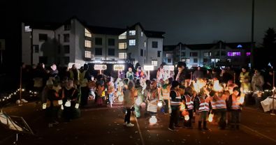 Ein Lichtermeer in der Novembernacht