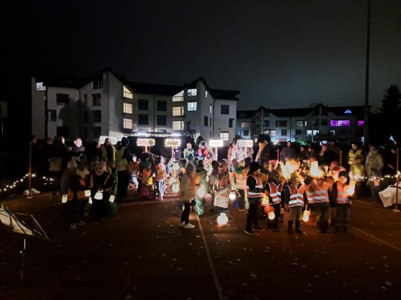 Ein Lichtermeer in der Novembernacht