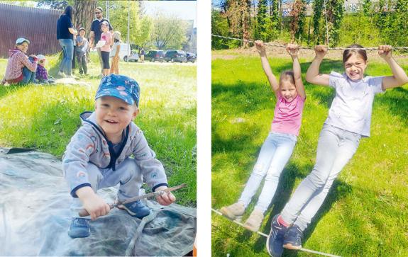 Sommerlicher Spielespass beim Pfadiheim