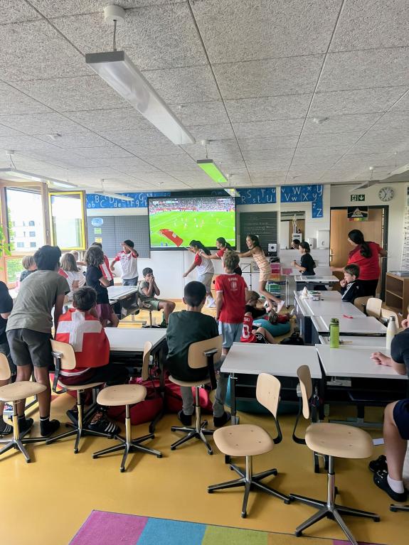 Frühmorgendliches Fussballfieber im Auholz