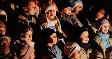 Sternförmiger Lichterzauber in Götighofen